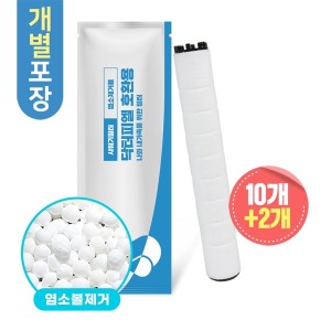 한국필터 닥터피엘 샤워기 염소 녹물제거 호환필터 10개 2