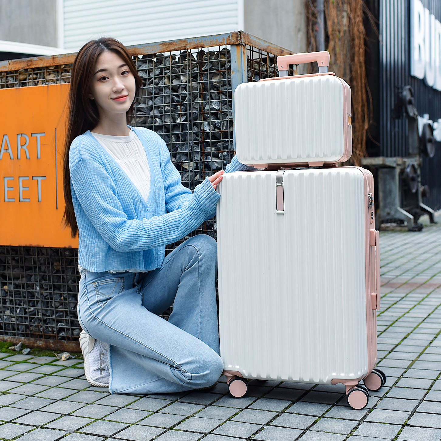 트래블로드 파스텔 20 24 기내용 캐리어 단품