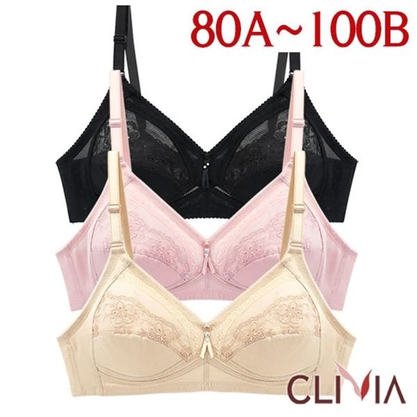 크리비아 크리비아 노와이어 무빙 자수마담브라1종 CBR1765 80A-95B