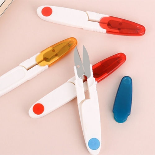 안전 캡 바느질 수예 재봉 공예 자수 재단 수선 미니 실 가위 쪽가위 M11528