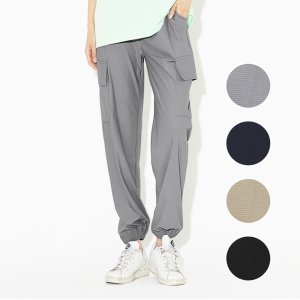 여자 데일리 편한 왕 스판 카고 조거 밴딩 팬츠 바지