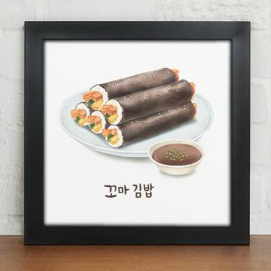 꾸밈 ct038-맛좋은분식 인테리어액자