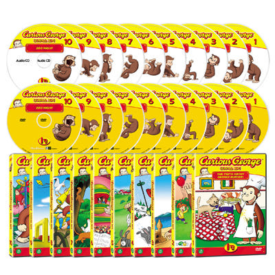 엠앤브이 엠앤브이 DVD 큐리어스 조지 1집 20종세트 Curious George