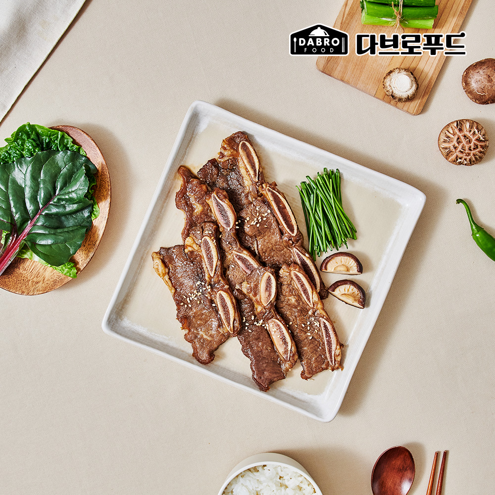 다브로푸드 손맛즐레 부드러운 양념LA갈비 600g 4개 600g