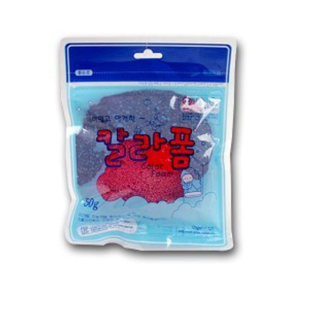 국산 클레이 칼라 점토 찰흙 만들기 놀이 50g 12색