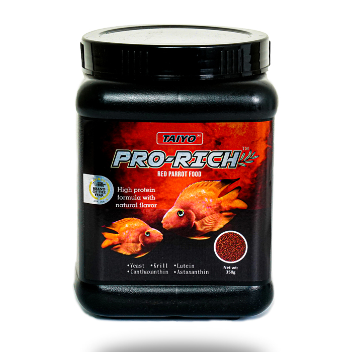 TAIYO 프로리치 혈앵무 관상어사료 350g 1개