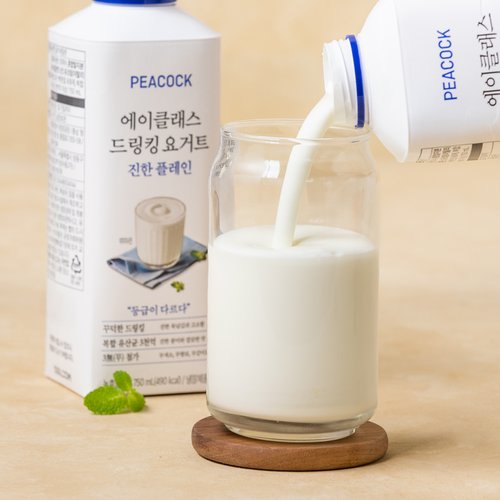 매일유업 PEACOCK 에이클래스 드링킹 요거트 진한 플레인 750ml
