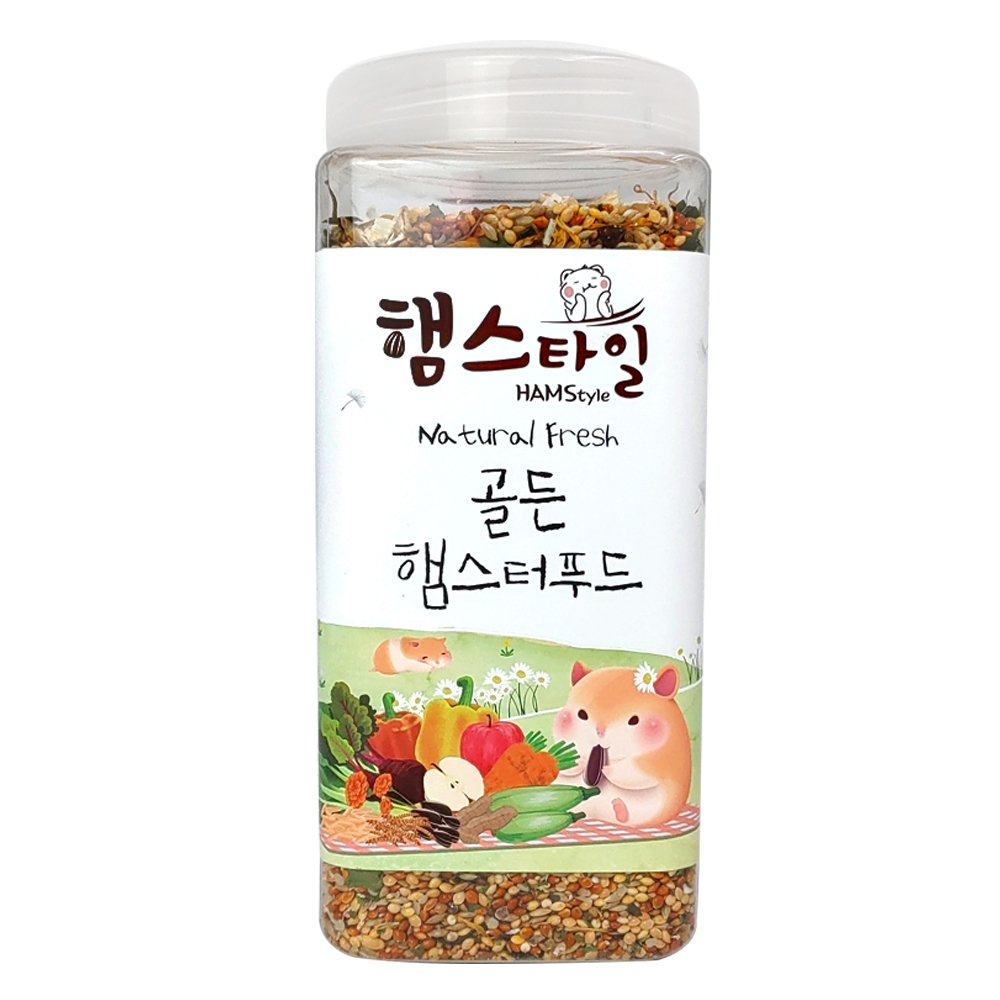 햄스타일 네츄럴 후레쉬 골든 햄스터푸드 650gx2개