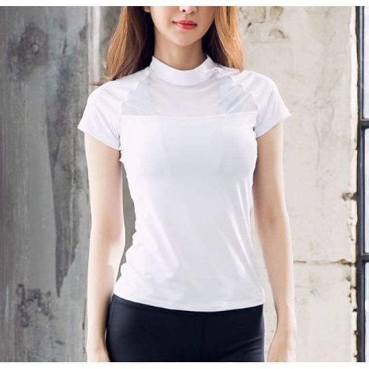 여자 반팔티 래쉬가드 요가복 헬스 필라테스 운동복