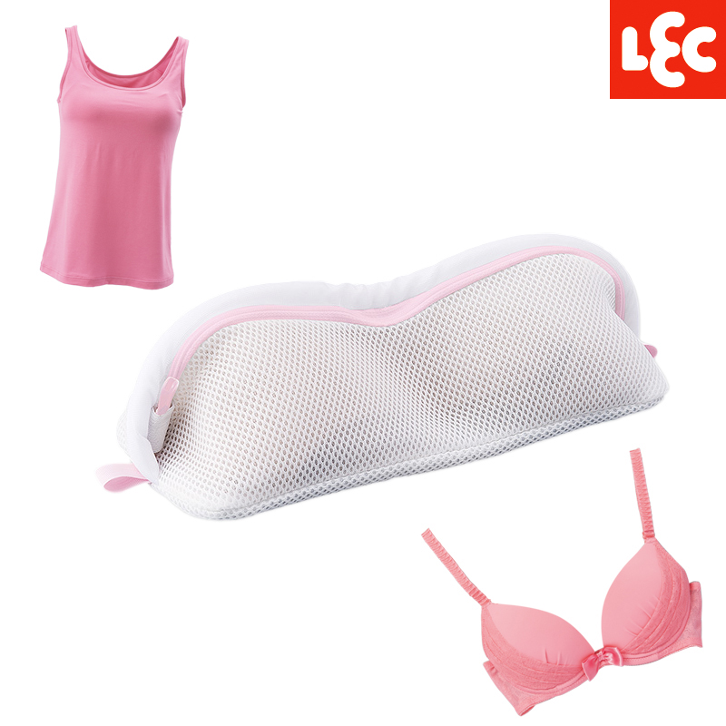 엘이씨 LEC 지퍼고정 브라탑 브래지어 세탁망 W-453