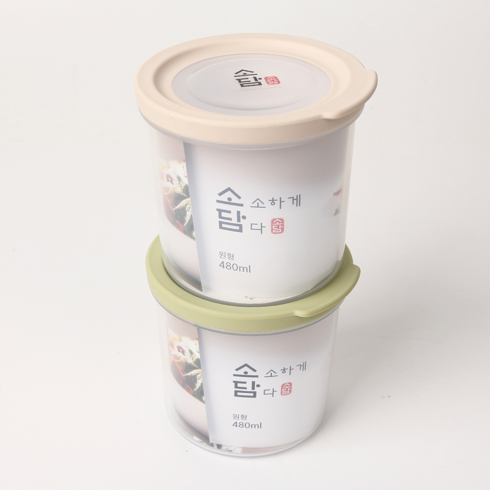 문일케미칼 마이스타일 소담 원형 2호 밀폐용기