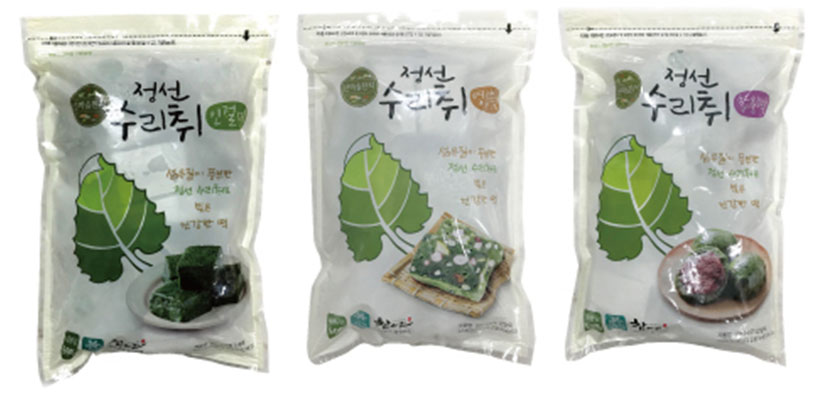 산마을잔치 정선 수리취떡 냉동 3kg