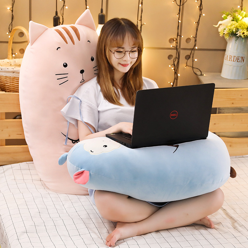 초 대형 큰 고양이 모찌 인형 수면 안고자는 동물 바디필로우 애착인형 꿀잠 쿠션