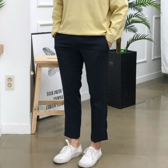더제이엘 더제이엘 스판 남자 밴딩 슬랙스 바지
