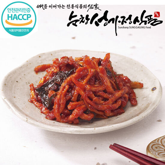 담가 무말랭이 120g 우리농산물 산지직송 순창성가정식품