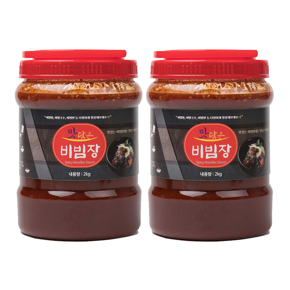 맛담은 비빔장 2kg x 2개 비빔국수 비빔밥 양념장