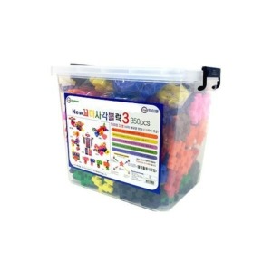 오피스넥스 블록완구 뉴꼬마사각블럭3 케이스포함 350PCS