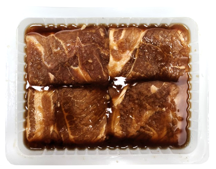 뼈 없는 수제 양념 돼지왕구이 4kg 10대 돼지갈비 아이스박스