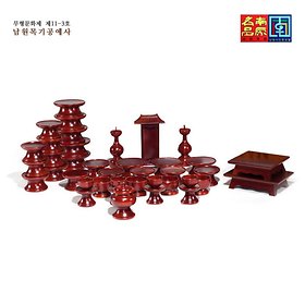 남원목기공예사 문화재 물푸레제기 39p 무형문화재 제11-3호 목기장 노동식 선생 작품
