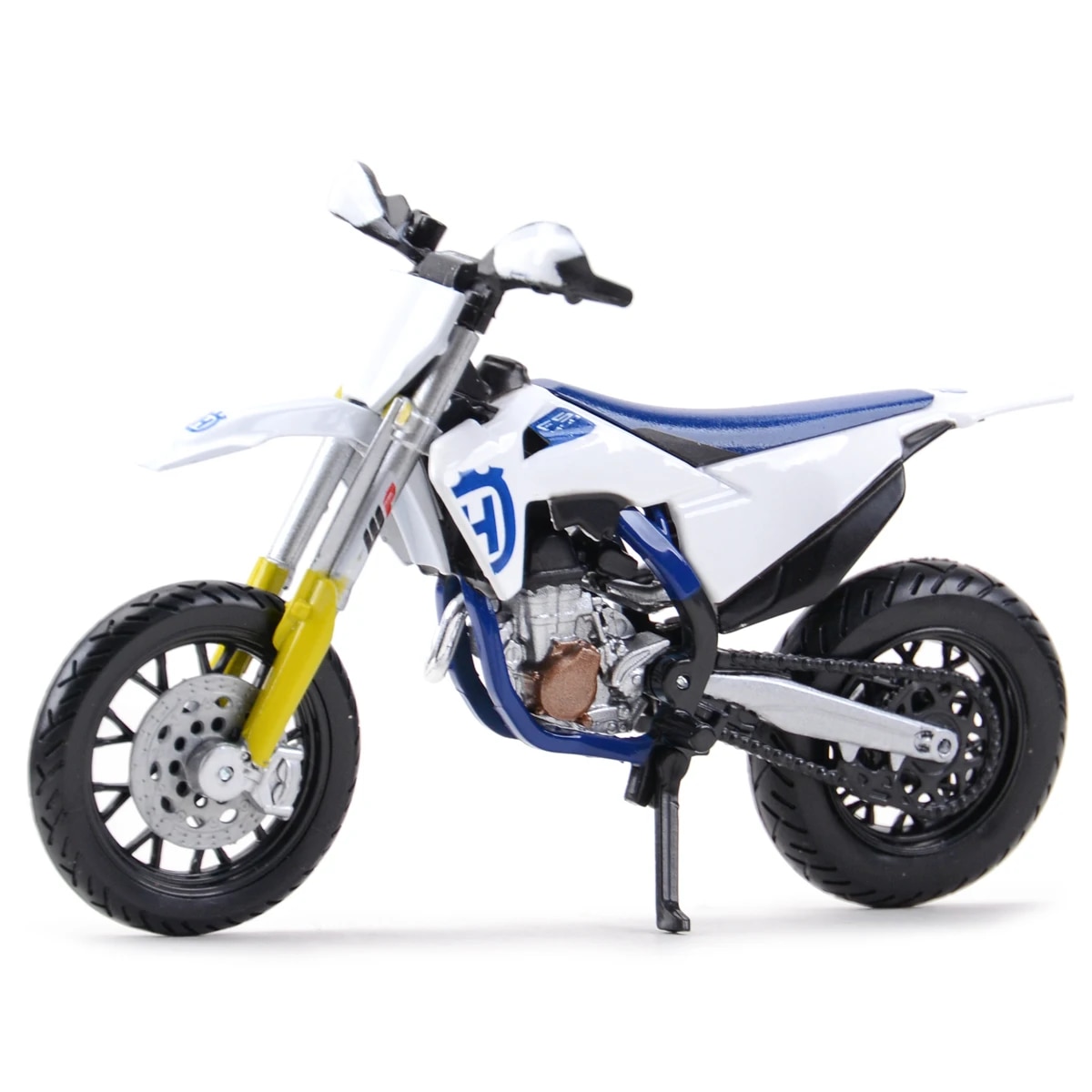 미니어처 오토바이 Bbugo 1 18 Husqvarna FS 450 Supermoto 정적 다이 캐스팅 차량 Collectible Hobbies 모델 완구