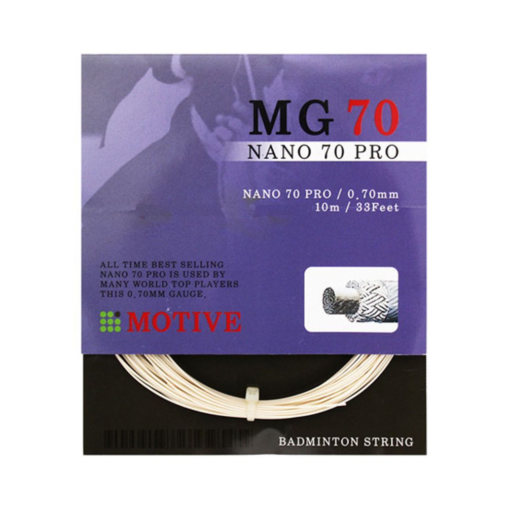 모티브 나노 프로 0 10m 배드민턴스트링 MG-70