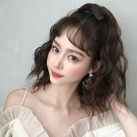 홀리지 체라 자연스러운 포니테일 헤어끈 부분가발