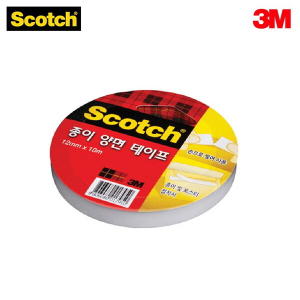 3M 스카치 종이 양면 테이프 3 코어 1210