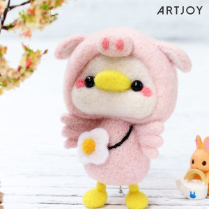 아트조이 DIY키트 양모펠트 니들펠트 돼지 오리