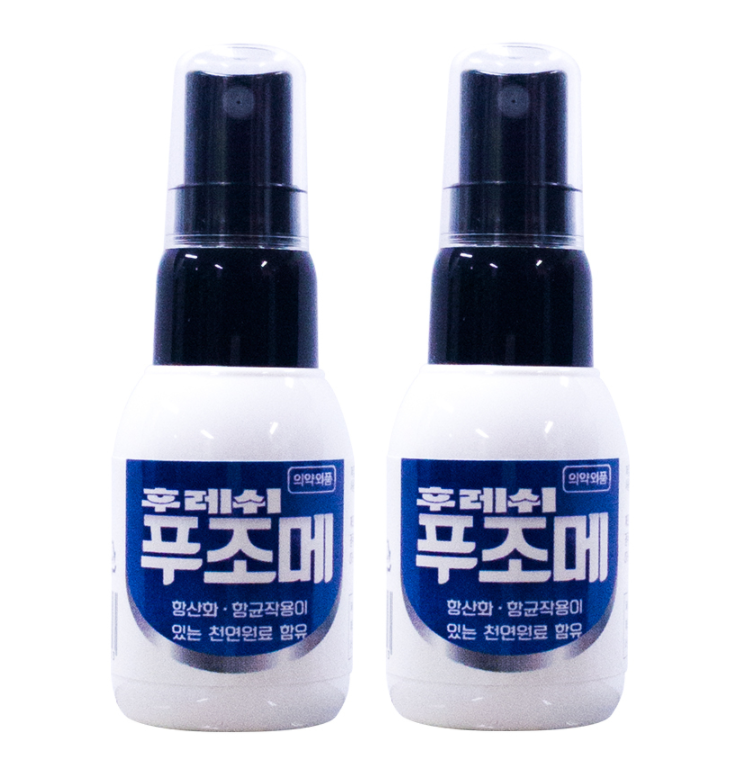 후레시 푸조메 뿌리는 스프레이 발 발관리 약 40ml