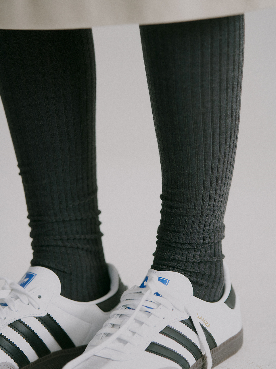 블랭크공삼 블랭크03 wool knee socks