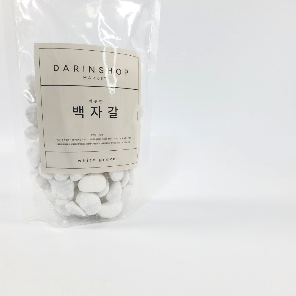백 자갈 돌 조경용 어항 수경재배 화분 장식 대포장 0호 15kg 다린샵