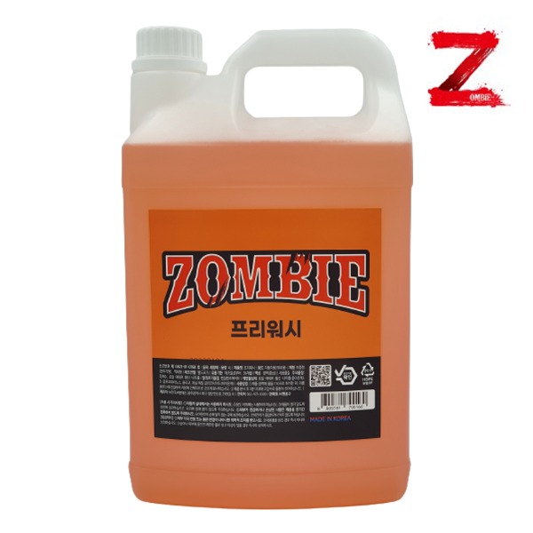 ZOMBIE ZOMBIE 좀비카케어 프리워시 4L 중성타입