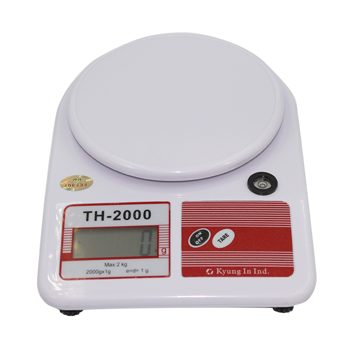 경인산업 경인산업 전자저울 레드-2kg TH-2000 TH2000