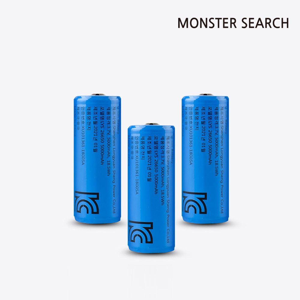 CHERISH 몬스터서치 26650 배터리 5000mAh