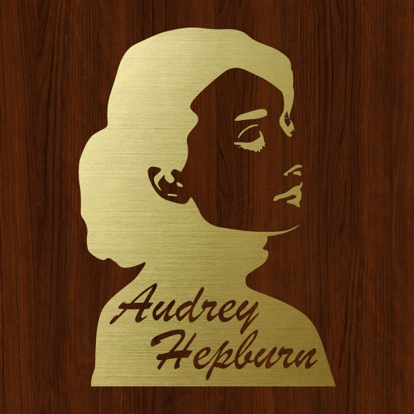 오피스왕국 오드리햅번 그래픽스티커 AUDREY1