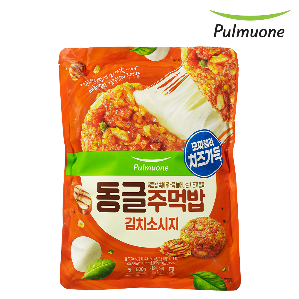 풀무원 풀무원 동글주먹밥 김치소시지 500g