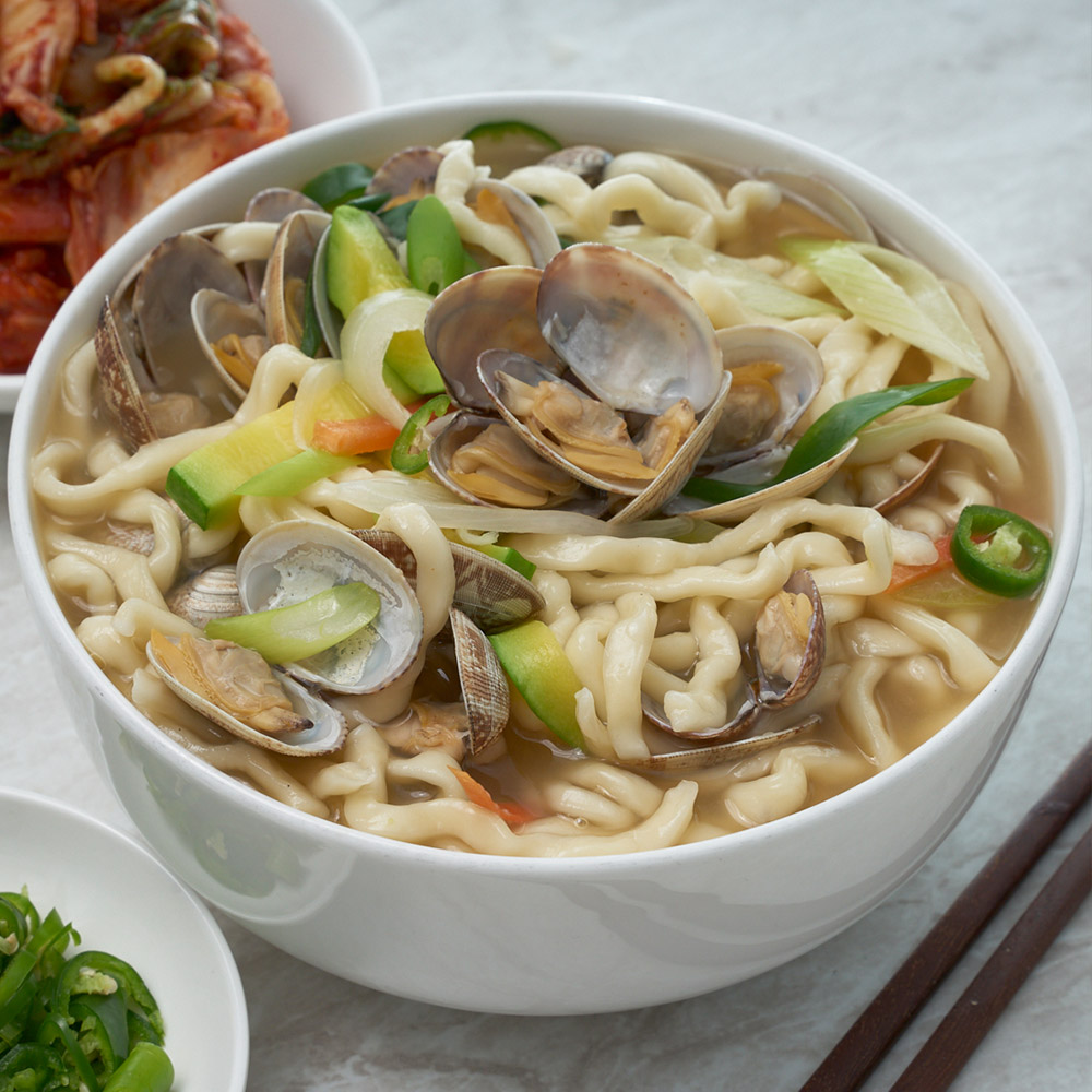 자가제면 바지락칼국수 3인분