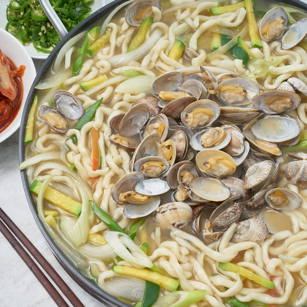 자가제면 바지락칼국수 3인분
