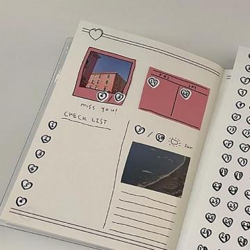 하트 숫자 스티커 스티커 053540DC