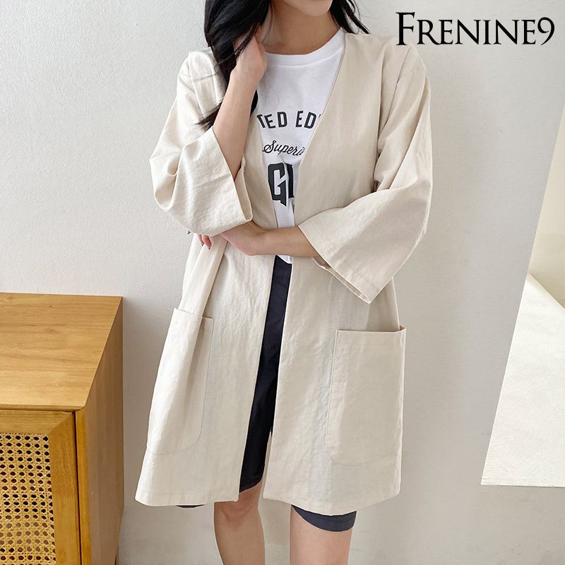 20 프리나인 빅포켓린넨자켓 FJ12036A