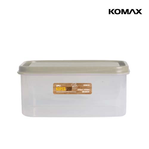 KOMAX 그린키친 코멕스 코퍼 간편보관용기 직7호 6 4L 280x220x140mm 반찬통