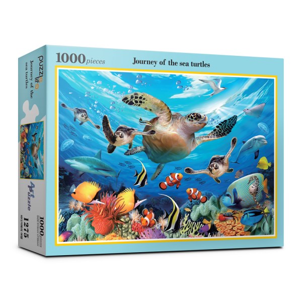 직소퍼즐 풍경 명화 바다 거북의 여행 1000피스 PL1275