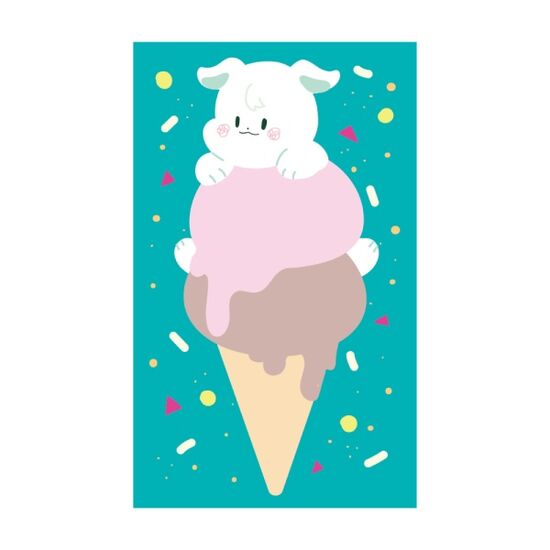 덤덤프렌즈 아슈크림 떡메모지