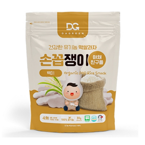그린원푸드 손꼽쟁이 야채 친구들 백미 30g