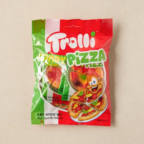 트롤리 트롤리 피자모양젤리 48g