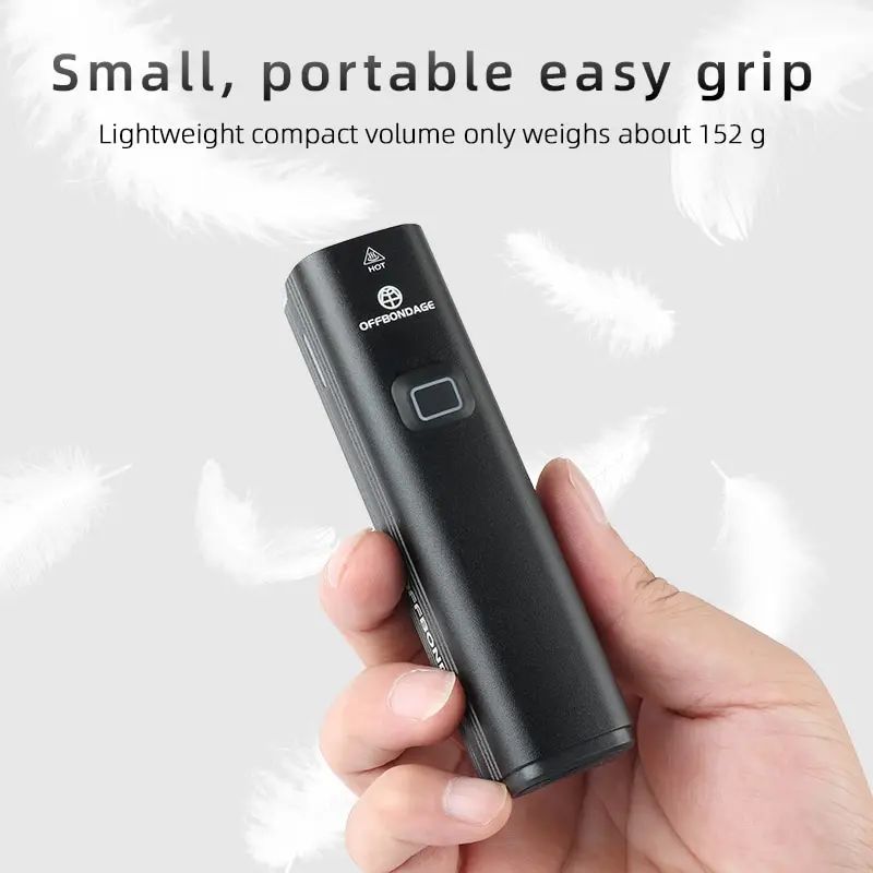 OFFFBondage 자전거 헤드라이트 보조배터리 손전등 핸들바 USB 충전 MTB 도로 하이라이트 1000 루멘