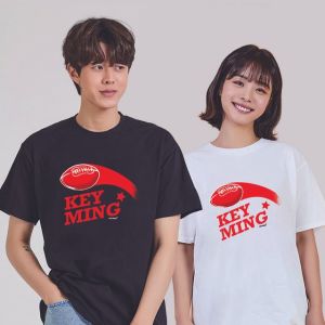 키밍 럭비 가족커플옷 남자기본반팔티 반팔코디