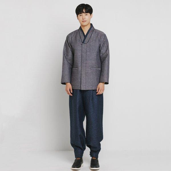 돌실나이 돌실나이 생활한복 남자 가을 겨울 누비 저고리 PR 보라 큰 100 IM41A253