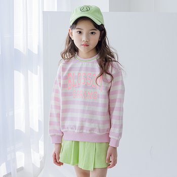 아이러브제이 아이러브제이 스트라이프 블라썸 상하 SET JUSSE08