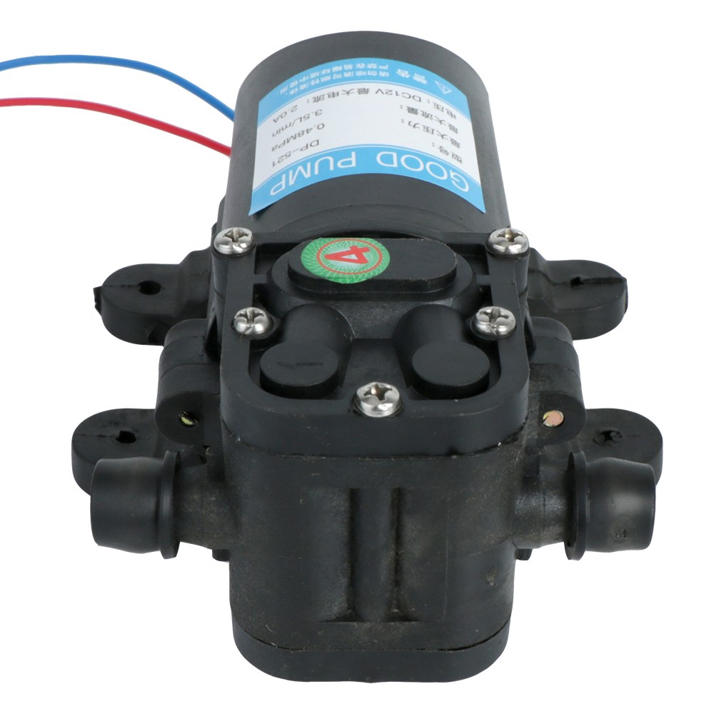 세차 마이크로 고압 다이어프램 워터 스프레이 농업용 전기 펌프 내구성 12V 220V 5L min DP-521 70PSI 3